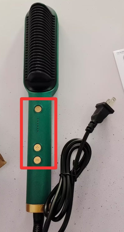 Hot Electric Hair Straightener And CurlingBrush