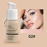 Julystar Waterproof Lasting Non Take Off Makeup Concealer Liquid Foundation - Swefashionstore