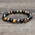 TIGER Eye Stone Bracelet Natural SMOOTH Bracelet - Swefashionstore
