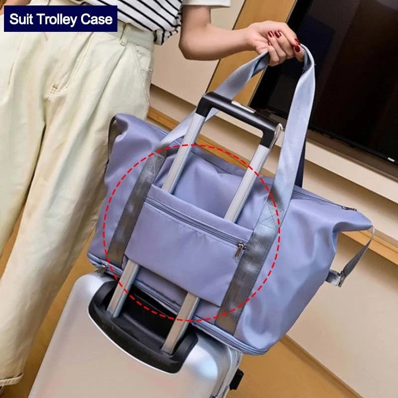 Foldable Storage Travel Bag Waterproof Large Capacity - Swefashionstore