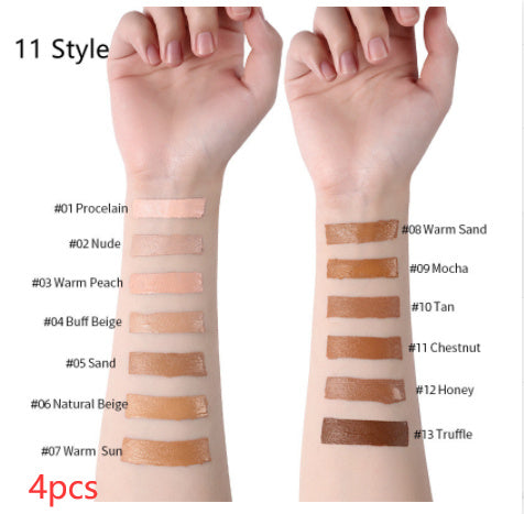 LangManni Makeup Liquid Foundation Oil Control Concealer - Swefashionstore