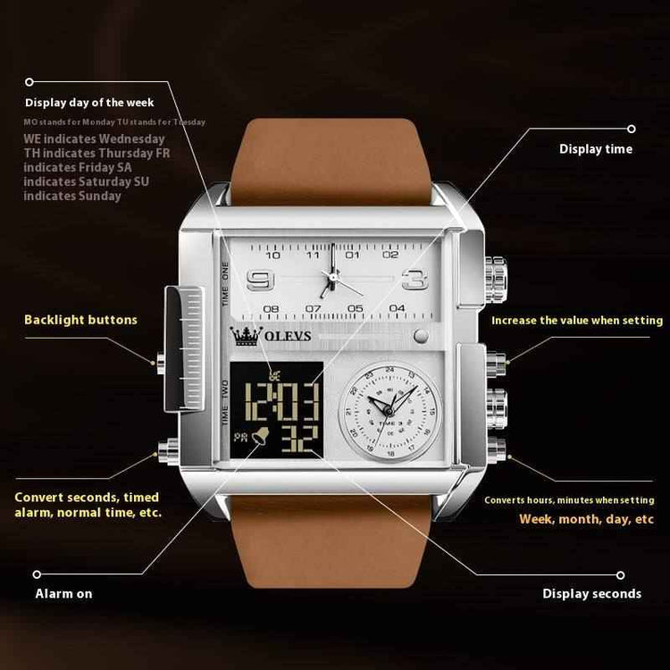Multifunctional Sports Watch for Active Lifestyles - Swefashionstore