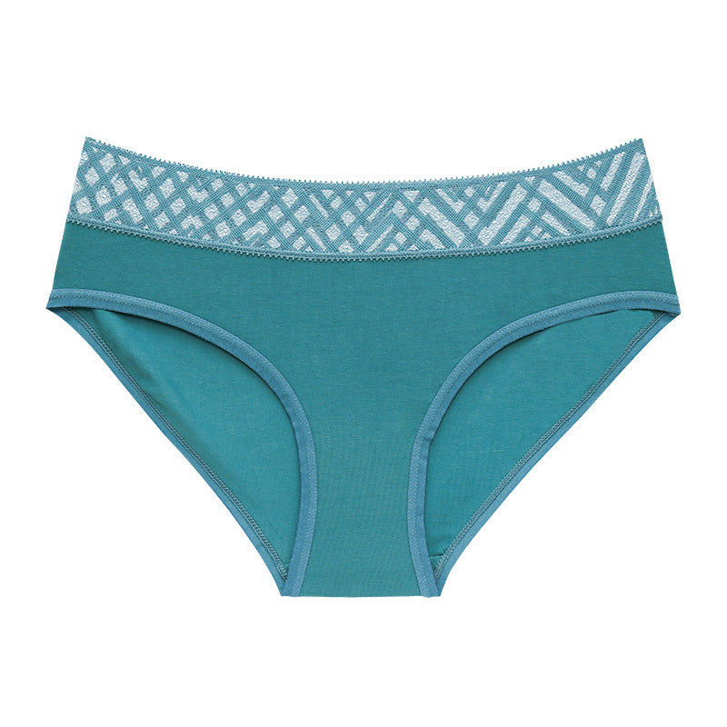 UNDERWEAR Medium and LOW-WAIST With Lace Trim