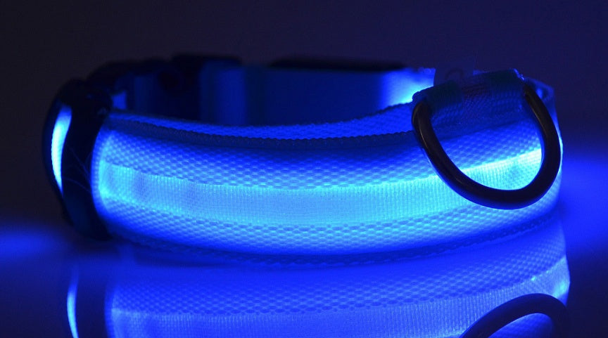 Nylon LED Pet Dog Luminous Collar - Swefashionstore