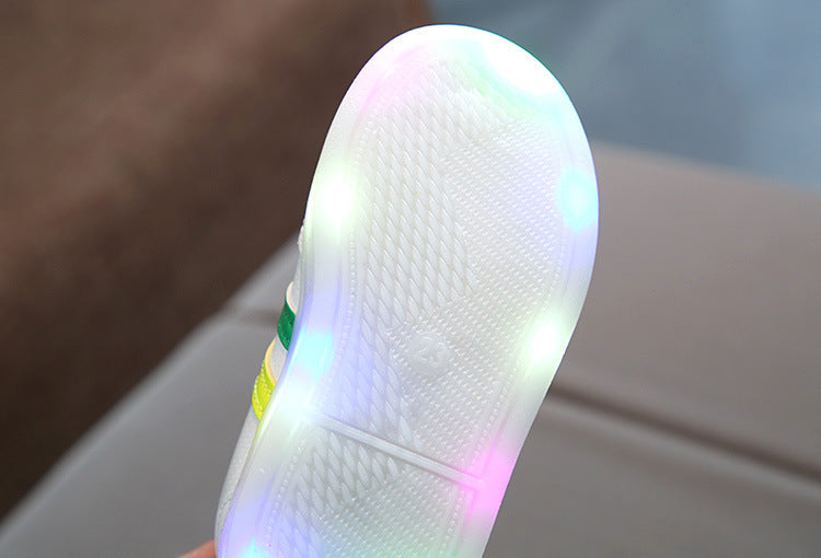 Kimmy White LED Sneakers Shoes - Swefashionstore