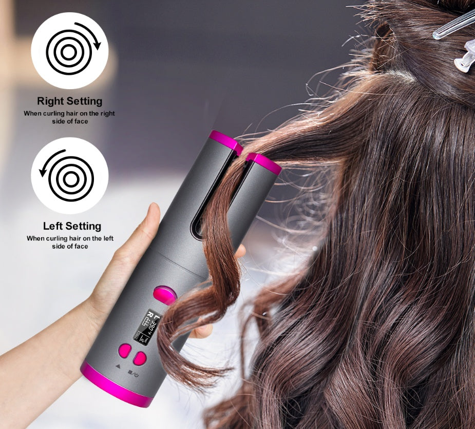 NEW Curling Iron USB Wireless Multifunctional Charging Curler