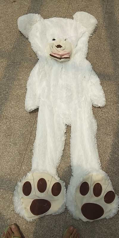 Giant Teddy Bear Plush Toy Huge Soft Toys Leather Shell - Swefashionstore
