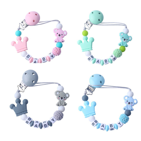BESTSELLER Baby NAME PACIFIER Chain Products Pacifier CLIP - Swefashionstore