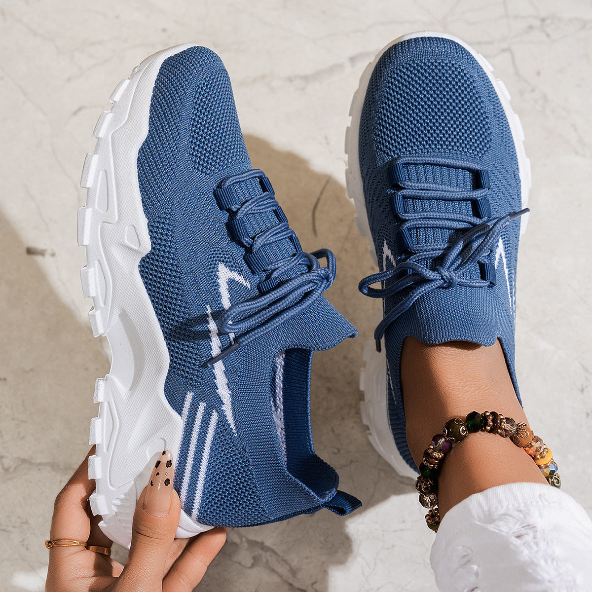 Lässige, stilvolle und leichte Sportschuhe mit weicher Sohle für Damen