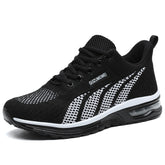 Lightweight Breathable Air Cushion knitted Running Shoes, Women&