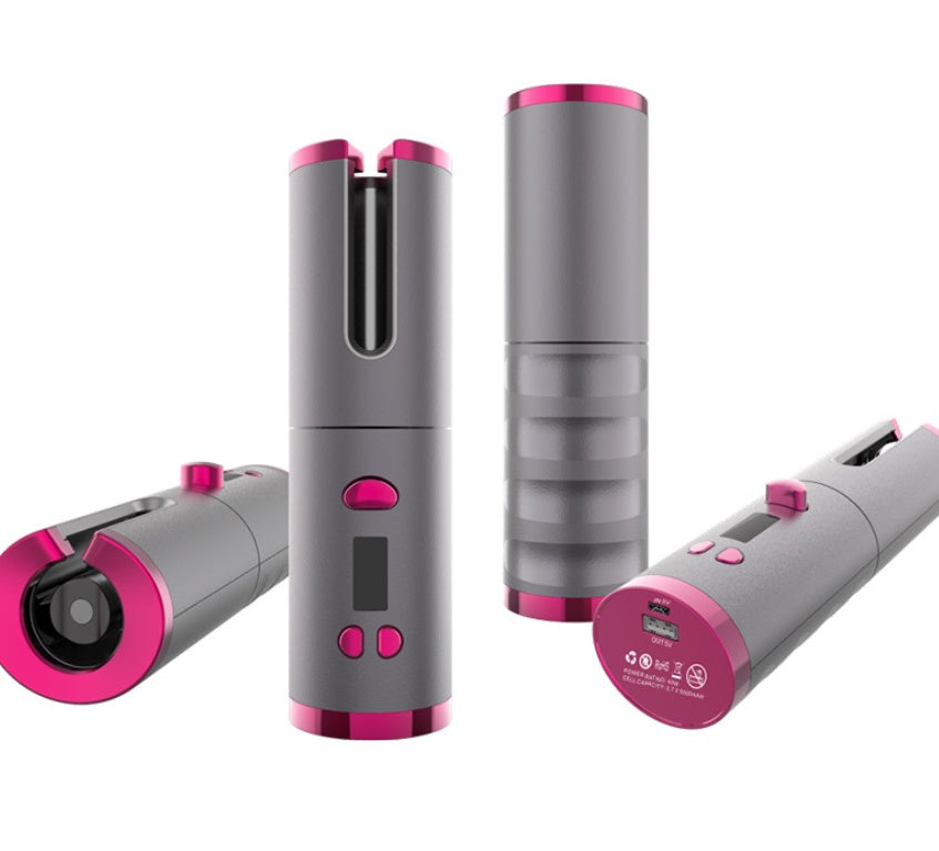 NEW Curling Iron USB Wireless Multifunctional Charging Curler