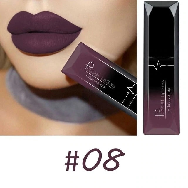 Makeup matte matte lip gloss lipstick - Swefashionstore