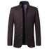 Business Stand Collar Woolen Coat - Swefashionstore