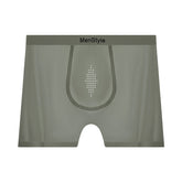 Satin Ice Silk Breathable Single-layer Bottom Crotch Seamless Boxers - Swefashionstore