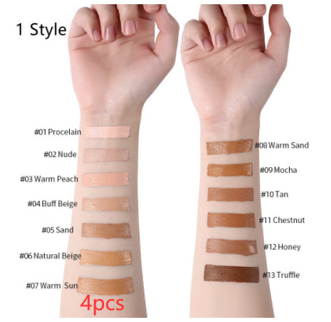 LangManni Makeup Liquid Foundation Oil Control Concealer - Swefashionstore