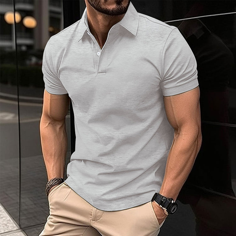 Summer Short Sleeve Polo Shirt - Swefashionstore