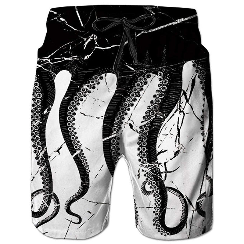 BEST SELLER Men's Beach Casual Shorts Octopus Sweatpants