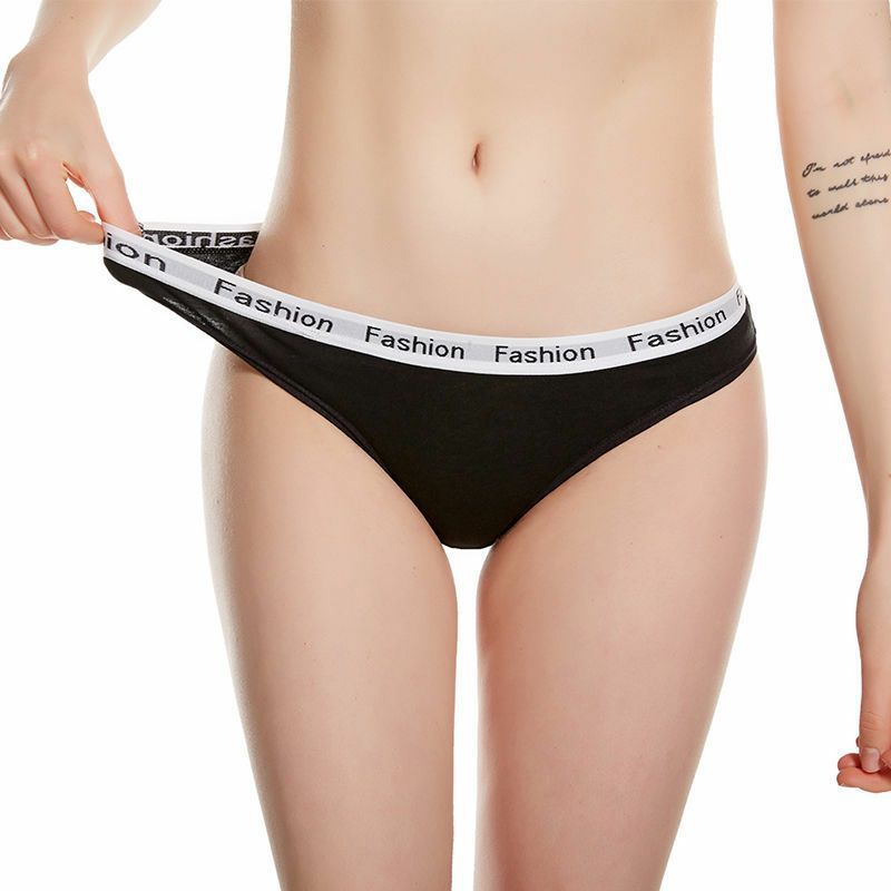 Comfortable Low-Waist Underwear Pure Cotton Panties