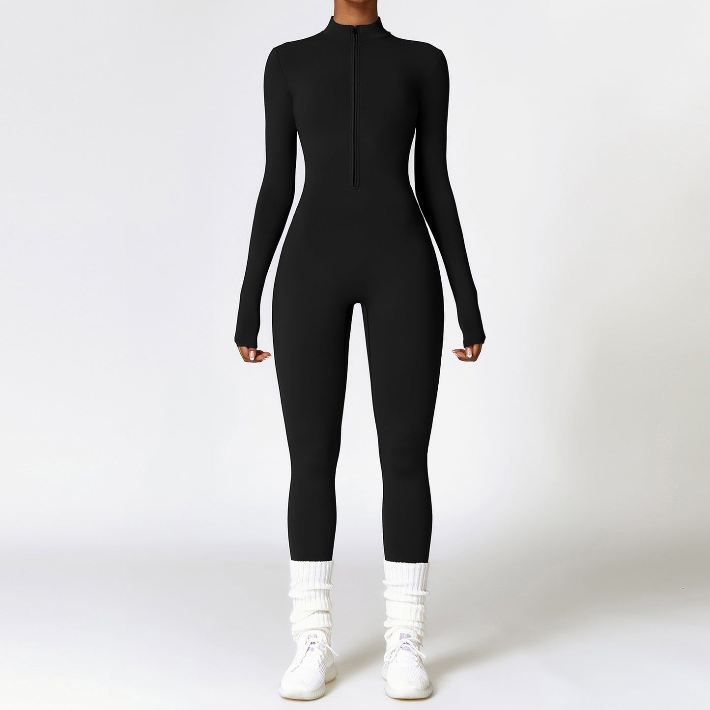 Long-sleeved Jumpsuit