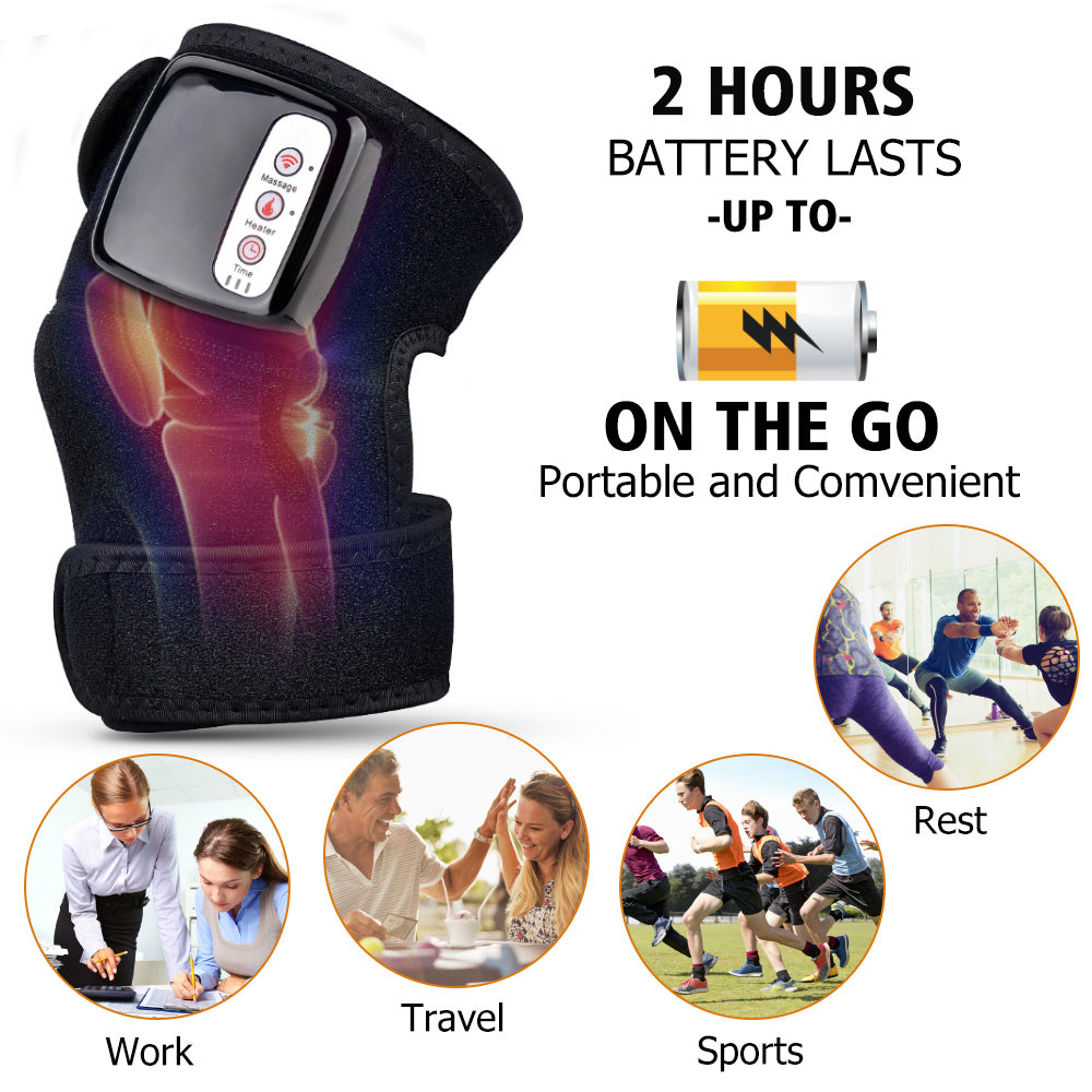 Electric Infrared Heating Knee Massager Vibration Therapy