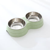 Pet Bowls Dog Food Water Feeder Stainless Steel - Swefashionstore