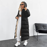 Long Below The Knee Hooded New Leisure Puffer Jacket Coat - Swefashionstore