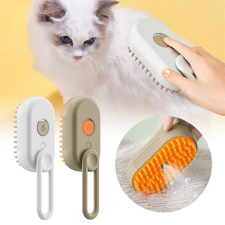 Cat Steam Brush Steamy Dog Brush 3 In 1 - Swefashionstore