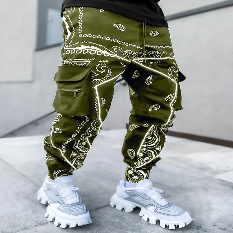 BEST SELLER Print Trousers LOOSE Casual WIDE-LEG Harem Pants