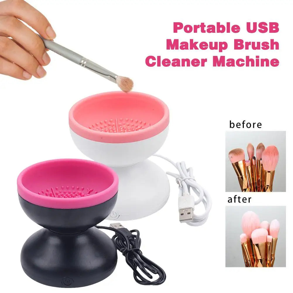 Electric Makeup Brush Cleaner Machine Portable Automatic USB - Swefashionstore