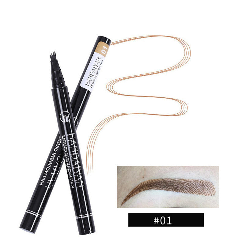 Four-head Eyebrow Pencil Liquid Eyebrow Pencil Tattoo Eyebrow Pencil Eyebrow Pencil 4-head Eyebrow Pencil Four-jaw Eyebrow Pencil - Swefashionstore
