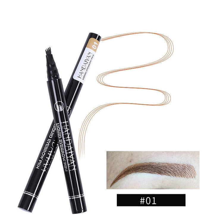 Four-head Eyebrow Pencil Liquid Eyebrow Pencil Tattoo Eyebrow Pencil Eyebrow Pencil 4-head Eyebrow Pencil Four-jaw Eyebrow Pencil - Swefashionstore