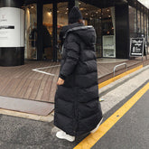 Winter Long Coat Warm Hooded Thickened Parka Jacket - Swefashionstore