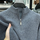Casual Half Zipper Thermal Knitwear Coat - Swefashionstore
