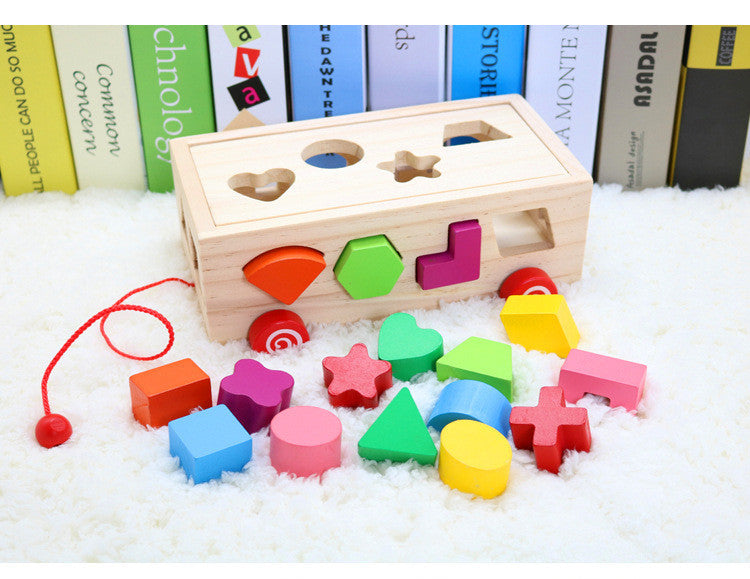 SIXTEEN Hole Intellectual BOX Shape Matching Building Blocks - Swefashionstore