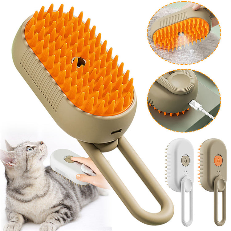 Cat Steam Brush Steamy Dog Brush 3 In 1 - Swefashionstore