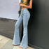 Flare Jeans Pants Vintage Denim - Swefashionstore