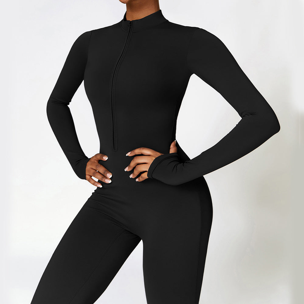 Long-sleeved Jumpsuit for Effortless Style and Comfort - Swefashionstore
