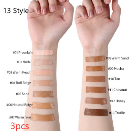 LangManni Makeup Liquid Foundation Oil Control Concealer - Swefashionstore