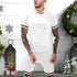 Mens Short Sets 2 Piece Outfits Polo Shirt - Swefashionstore