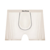 Satin Ice Silk Breathable Single-layer Bottom Crotch Seamless Boxers - Swefashionstore