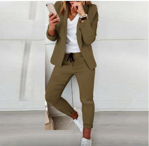 Ladies Fashion OL Suit Trousers Suit - Swefashionstore