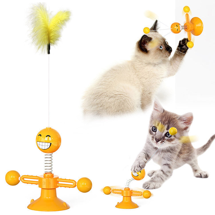 Cat Rotating Windmill