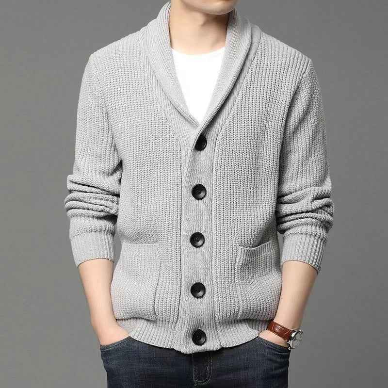 Classic Lapel Sweater Cardigan for Casual Style - Swefashionstore