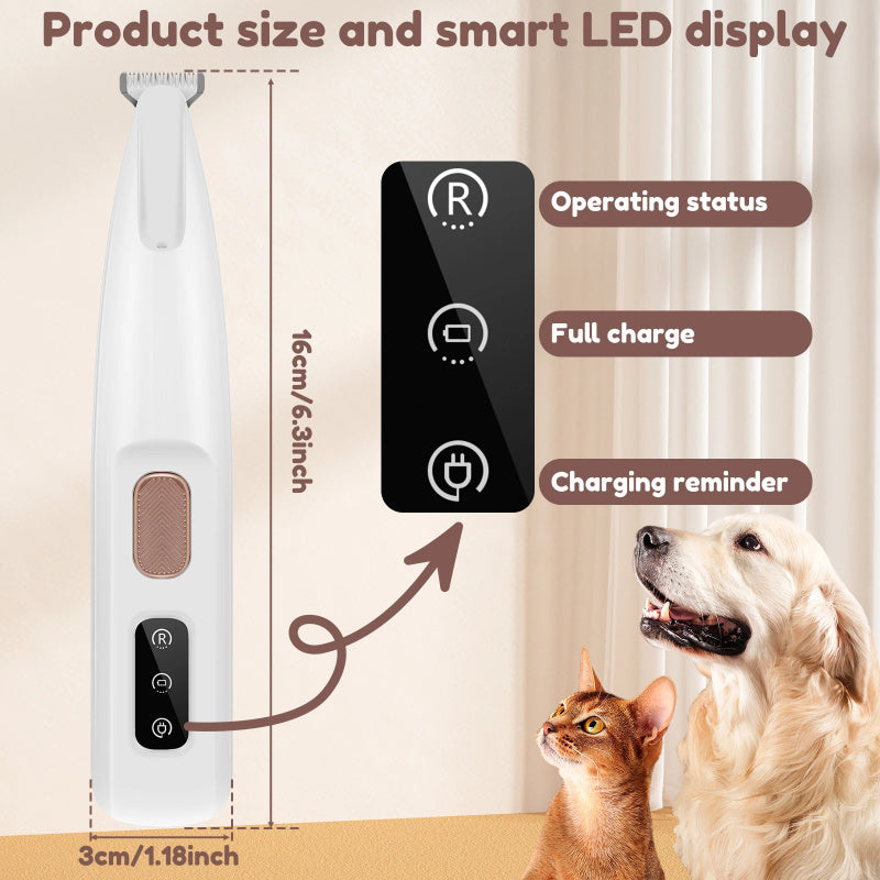 Pets Dog Paw Trimmer With LED Light - Swefashionstore