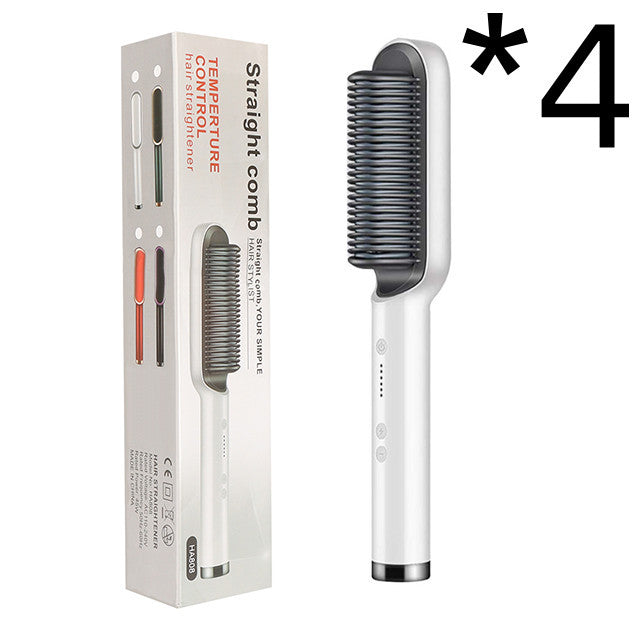 Hot Electric Hair Straightener And CurlingBrush