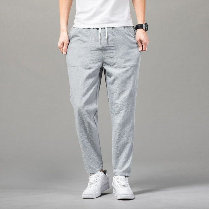 SOLID Color CLEAN Version Thin Pants Male