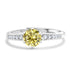 S925 Sterling Silver Moissanite Luxury Four-claw Couple Ring - Swefashionstore