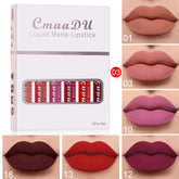 6 Boxes Of Matte Non-stick Cup Waterproof Lipstick - Swefashionstore