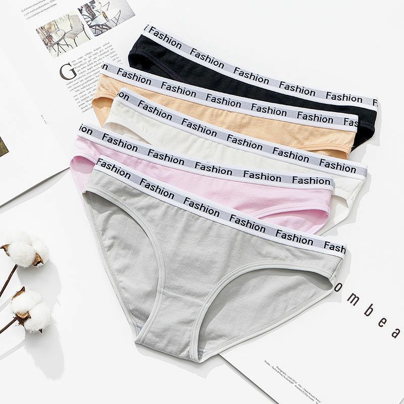 Comfortable Low-Waist Underwear Pure Cotton Panties