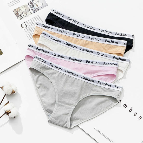 Comfortable Low-Waist Underwear Pure Cotton Panties - Swefashionstore